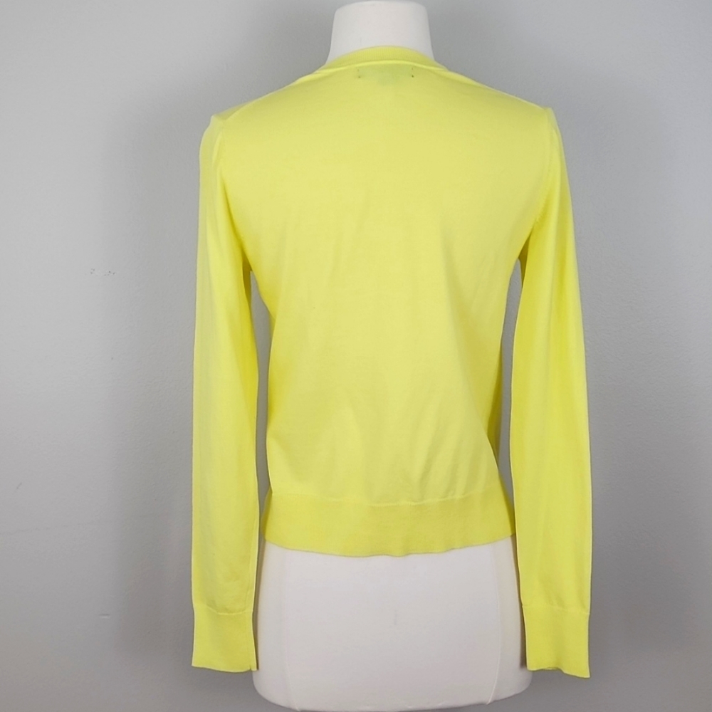 NWOT SzXS Banana Republic Butter Yellow Cardigan - Picture 4 of 6